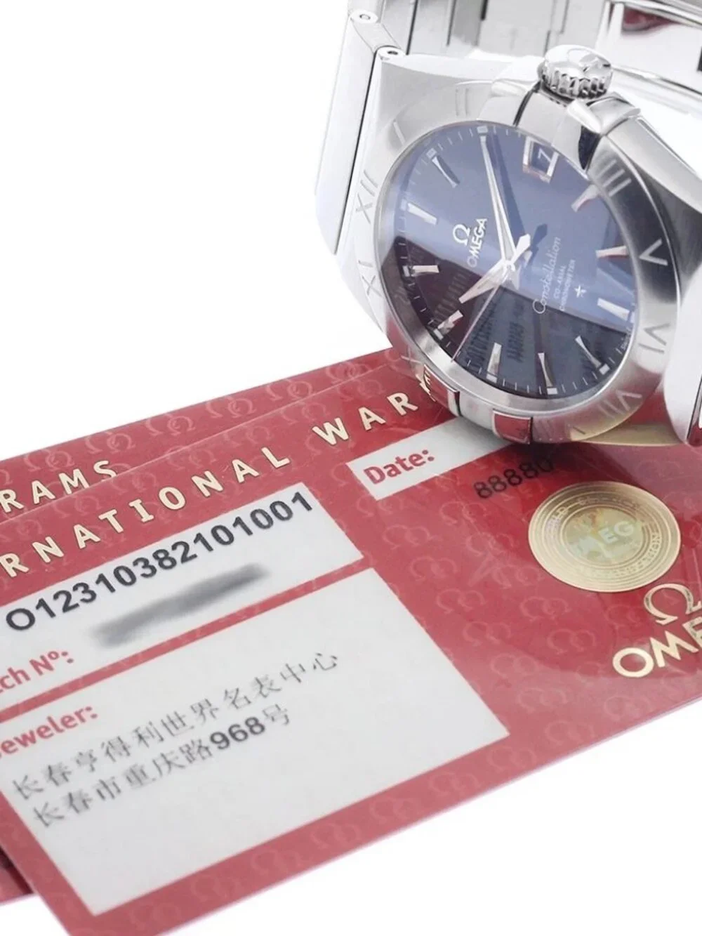 OMEGA Constellation Date Co-Axial Automatic Men's_966408
